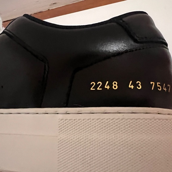 Common projects low full court black size US 10 (rare) - Picture 6 of 16